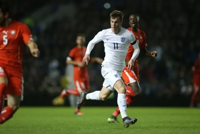 Framed Print : U21 Europe Championship Qualifier: England vs. Switzerland (16 November 2015) - Intense Match Action at Brighton and Hove Albion FC Framed Print : U21 Europe Championship Qualifier: England vs. Switzerland (16 November 2015) - Intense Match Action at Brighton and Hove Albion FC