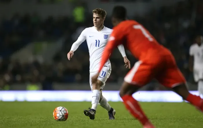 Framed Print : U21 Europe Championship Qualifier: England vs. Switzerland (16 November 2015) - Intense Match Action at Brighton and Hove Albion FC Framed Print : U21 Europe Championship Qualifier: England vs. Switzerland (16 November 2015) - Intense Match Action at Brighton and Hove Albion FC