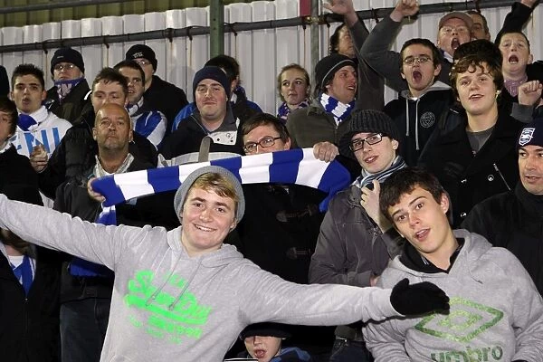 United in Faith: Brighton & Hove Albion FA Cup Fans at Woking, November 2010 (Crowd Shots)