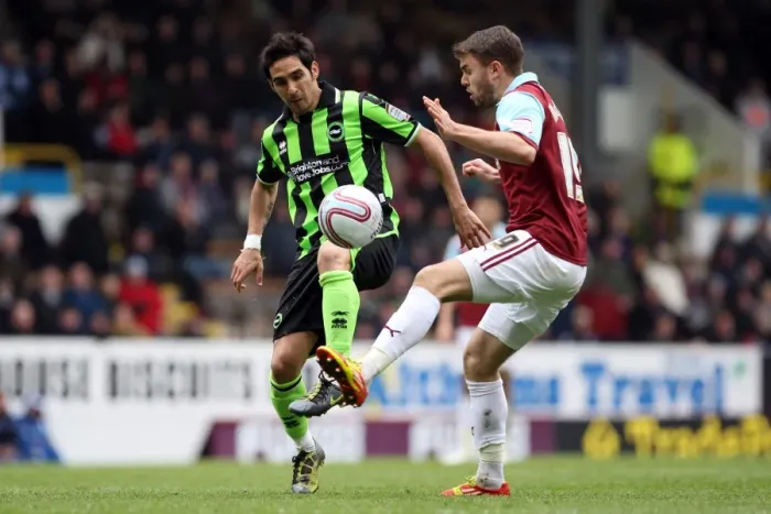 Framed Print : Vicente during Burnley v Brighton & Hove Albion, nPower Championship, Turf Moor, Burnley, Fri 6th April 2012 Framed Print : Vicente during Burnley v Brighton & Hove Albion, nPower Championship, Turf Moor, Burnley, Fri 6th April 2012