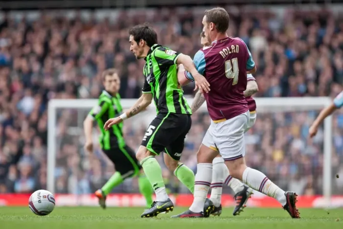 Framed Print : Vicente Fends Off Nolan: Intense Moment from West Ham Utd vs Brighton & Hove Albion, Npower Championship, 2012 Framed Print : Vicente Fends Off Nolan: Intense Moment from West Ham Utd vs Brighton & Hove Albion, Npower Championship, 2012