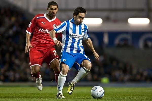 Vicente's Action-Packed Performance: Brighton & Hove Albion vs Reading, April 10, 2012, Amex Stadium