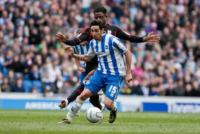 Framed Print : Vicente's Championship Showdown: Brighton & Hove Albion vs. Middlesbrough (31-03-2012)