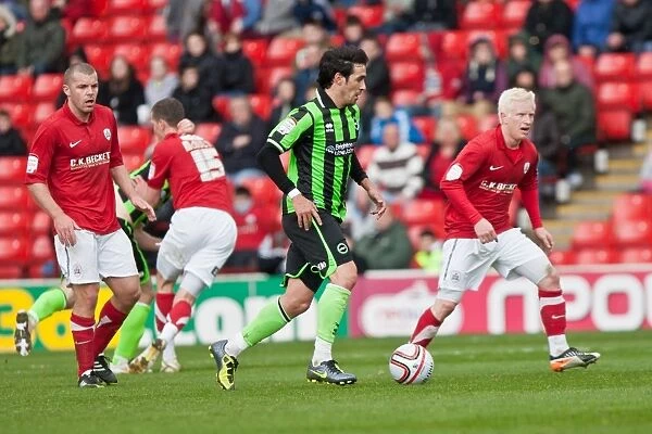 Vicente's Standout Performance: Barnsley vs. Brighton & Hove Albion, Npower Championship, April 28, 2012 (Oakwell Stadium)