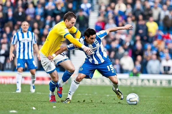Vicente's Thrilling Display: Brighton & Hove Albion vs Birmingham City, Npower Championship, April 21, 2012 - Amex Stadium