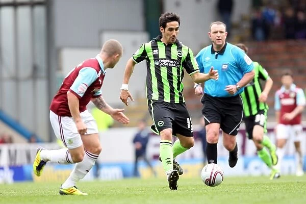Vicente's Unyielding Determination: A Moment of Brighton & Hove Albion Glory at Turf Moor (April 6, 2012)