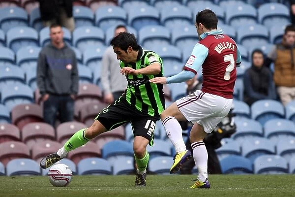 Vicente's Unyielding Spirit: A Determined Performance at Turf Moor (Burnley vs. Brighton & Hove Albion, April 6, 2012)
