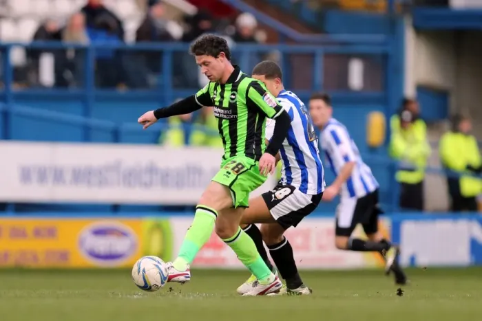 Framed Print : Wayne Bridge in Action: Brighton & Hove Albion vs Sheffield Wednesday, Npower Championship, February 2, 2013 Framed Print : Wayne Bridge in Action: Brighton & Hove Albion vs Sheffield Wednesday, Npower Championship, February 2, 2013