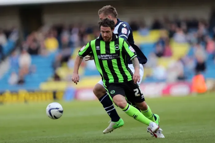 Framed Print : Wayne Bridge in Action: Millwall vs. Brighton & Hove Albion, Npower Championship 2012 Framed Print : Wayne Bridge in Action: Millwall vs. Brighton & Hove Albion, Npower Championship 2012