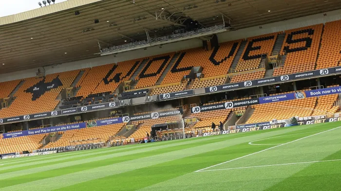 Framed Print : Wolverhampton Wanderers v Brighton and Hove Albion Premier League 05OCT25 Framed Print : Wolverhampton Wanderers v Brighton and Hove Albion Premier League 05OCT25