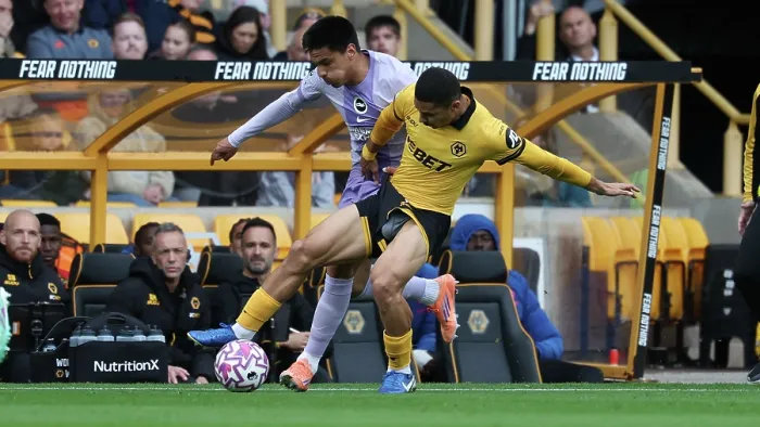 Framed Print : Wolverhampton Wanderers v Brighton and Hove Albion Premier League 05OCT25 Framed Print : Wolverhampton Wanderers v Brighton and Hove Albion Premier League 05OCT25