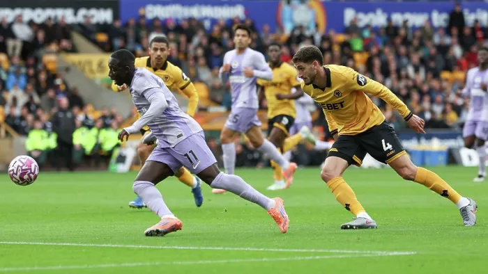 Framed Print : Wolverhampton Wanderers v Brighton and Hove Albion Premier League 05OCT25 Framed Print : Wolverhampton Wanderers v Brighton and Hove Albion Premier League 05OCT25