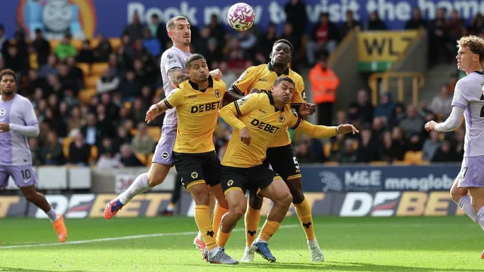 Framed Print : Wolverhampton Wanderers v Brighton and Hove Albion Premier League 05OCT25 Framed Print : Wolverhampton Wanderers v Brighton and Hove Albion Premier League 05OCT25