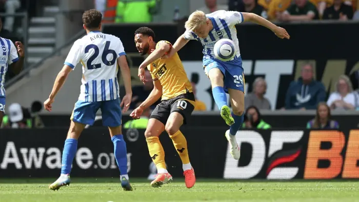 Framed Print : Wolverhampton Wanderers v Brighton and Hove Albion Premier League 10MAY25 Framed Print : Wolverhampton Wanderers v Brighton and Hove Albion Premier League 10MAY25