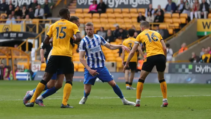 Framed Print : Wolverhampton Wanderers vs. Brighton and Hove Albion: A Premier League Battle at Molineux Stadium (30APR22) Framed Print : Wolverhampton Wanderers vs. Brighton and Hove Albion: A Premier League Battle at Molineux Stadium (30APR22)