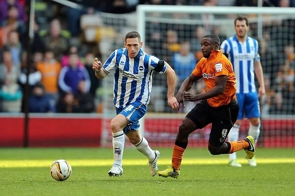 Wolves vs. Brighton & Hove Albion: Andrew Crofts in Action, Npower Championship, November 10, 2012