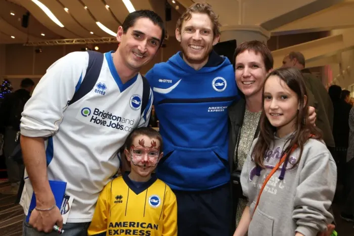 Framed Print : Young Brighton & Hove Albion FC Players at 2013 Christmas Party Framed Print : Young Brighton & Hove Albion FC Players at 2013 Christmas Party