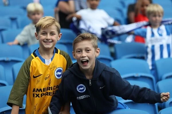 Young Seagulls in Action: Brighton & Hove Albion FC's Open Training Session at American Express Community Stadium (15th August 2017)