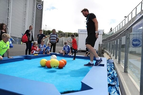 Young Seagulls in Action: Open Training Session at Brighton & Hove Albion FC (29th July 2016)