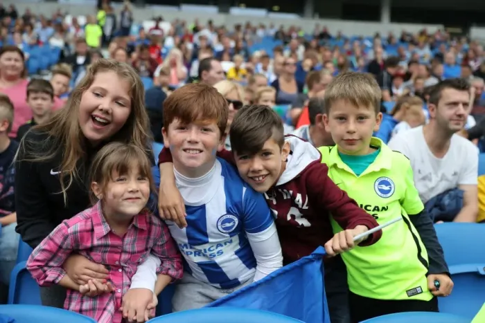 Framed Print : Young Seagulls in Action: Open Training Session at Brighton & Hove Albion FC (July 2016)
