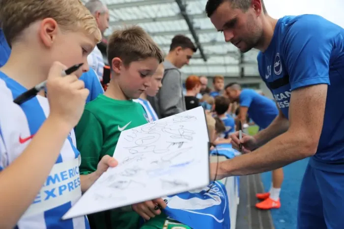 Framed Print : Young Seagulls in Action: Open Training Session at Brighton & Hove Albion FC (July 2016) Framed Print : Young Seagulls in Action: Open Training Session at Brighton & Hove Albion FC (July 2016)