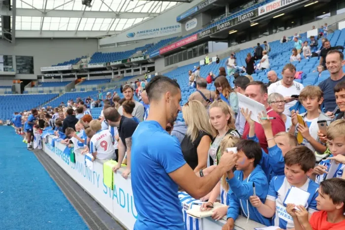 Framed Print : Young Seagulls in Action: Open Training Session at Brighton & Hove Albion FC (July 2016) Framed Print : Young Seagulls in Action: Open Training Session at Brighton & Hove Albion FC (July 2016)