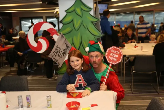Framed Print : Young Seagulls Christmas Party 2015 at American Express Community Stadium Framed Print : Young Seagulls Christmas Party 2015 at American Express Community Stadium