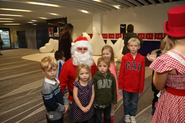 Framed Print : Young Seagulls Christmas Party 2015 at American Express Community Stadium Framed Print : Young Seagulls Christmas Party 2015 at American Express Community Stadium