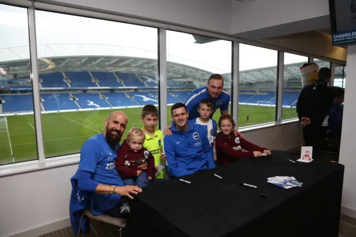 Framed Print : Young Seagulls Christmas Party 2015 at American Express Community Stadium Framed Print : Young Seagulls Christmas Party 2015 at American Express Community Stadium