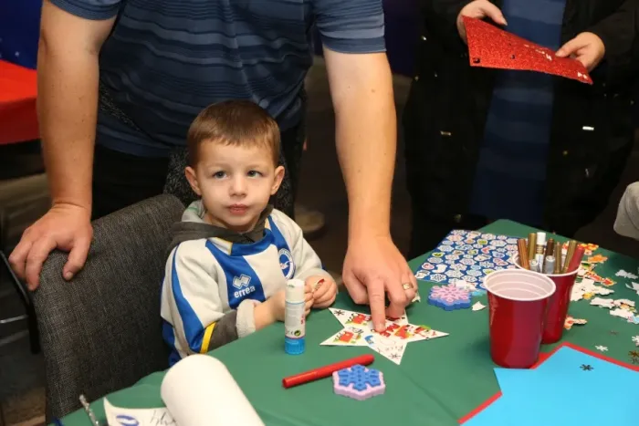 Framed Print : Young Seagulls Christmas Party 2015 at American Express Community Stadium Framed Print : Young Seagulls Christmas Party 2015 at American Express Community Stadium
