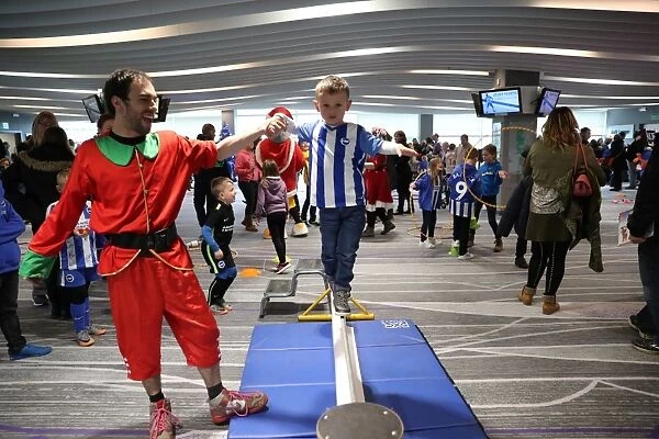 Young Seagulls Holiday Celebration at Amex Stadium, December 2017