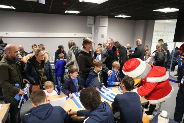 Framed Print : Young Seagulls Holiday Celebration: Christmas Party at Amex Stadium (2nd December 2017) Framed Print : Young Seagulls Holiday Celebration: Christmas Party at Amex Stadium (2nd December 2017)