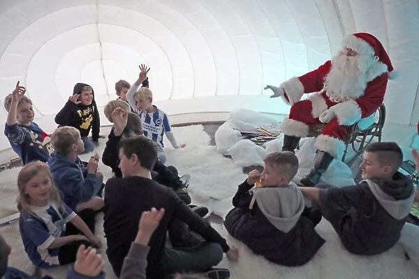 Young Seagulls Holiday Cheer: Christmas Party at the Amex Stadium, December 2017
