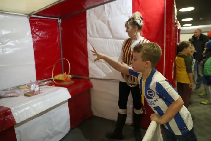 Framed Print : Young Seagulls Jolly Holiday: Christmas Party at Brighton & Hove Albion's Amex Stadium (Dec 2017) Framed Print : Young Seagulls Jolly Holiday: Christmas Party at Brighton & Hove Albion's Amex Stadium (Dec 2017)