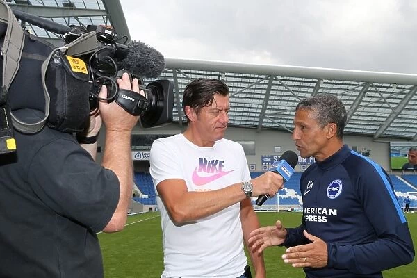Young Seagulls Open Training Session: Chris Hughton Interviewed by Fans (31st July 2015)