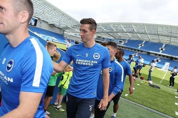 Young Seagulls Open Training Session: Albion Players Exit the Field (July 2015)