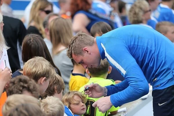 Young Seagulls Open Training Session: Meet & Greet with Players (31st July 2015) - Autograph Signing