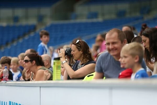 Young Seagulls Open Training Session at Brighton & Hove Albion FC, 31st July 2015: Fan Captures the Action