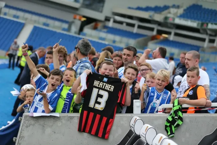 Framed Print : Young Seagulls Open Training Session at Brighton & Hove Albion FC - 31st July 2015 Framed Print : Young Seagulls Open Training Session at Brighton & Hove Albion FC - 31st July 2015