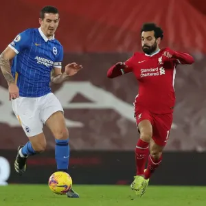 03FEB21: Premier League Clash between Liverpool and Brighton & Hove Albion at Anfield 03FEB21: Premier League Clash between Liverpool and Brighton & Hove Albion at Anfield