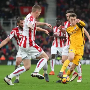 10FEB18: Intense Premier League Clash - Stoke City vs. Brighton and Hove Albion 10FEB18: Intense Premier League Clash - Stoke City vs. Brighton and Hove Albion