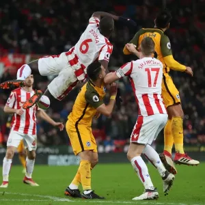 10FEB18: Premier League Battle - Stoke City vs. Brighton and Hove Albion at The Bet365 Stadium 10FEB18: Premier League Battle - Stoke City vs. Brighton and Hove Albion at The Bet365 Stadium