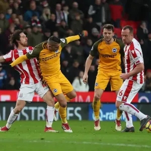 10FEB18: Premier League Battle - Stoke City vs. Brighton and Hove Albion at The Bet365 Stadium 10FEB18: Premier League Battle - Stoke City vs. Brighton and Hove Albion at The Bet365 Stadium