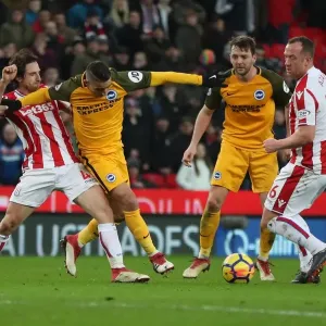 10FEB18: Stoke City vs. Brighton and Hove Albion - Premier League Clash at The Bet365 Stadium 10FEB18: Stoke City vs. Brighton and Hove Albion - Premier League Clash at The Bet365 Stadium