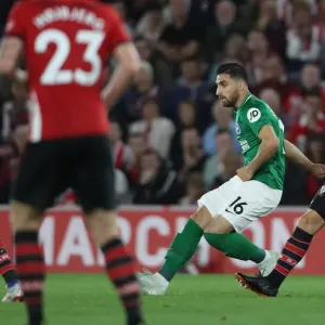 17SEP18: Intense Premier League Clash - Southampton vs. Brighton & Hove Albion at St. Mary's Stadium 17SEP18: Intense Premier League Clash - Southampton vs. Brighton & Hove Albion at St. Mary's Stadium