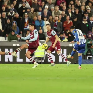 2 January 2024: West Ham United vs. Brighton and Hove Albion - Premier League Clash at London Stadium 2 January 2024: West Ham United vs. Brighton and Hove Albion - Premier League Clash at London Stadium