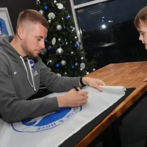 2019/20 Brighton & Hove Albion FC Player Signing Session with Neal Maupay, Dale Stephens, Aaron Connolly, and Adam Webster at Amex Stadium 2019/20 Brighton & Hove Albion FC Player Signing Session with Neal Maupay, Dale Stephens, Aaron Connolly, and Adam Webster at Amex Stadium
