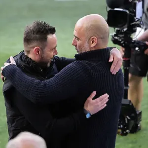 2022-23 Premier League: Intense Match Action - Brighton & Hove Albion vs Manchester City (24MAY23) 2022-23 Premier League: Intense Match Action - Brighton & Hove Albion vs Manchester City (24MAY23)