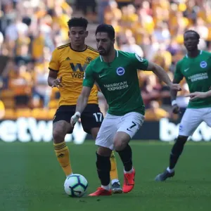 20APR19: Premier League Battle – Wolverhampton Wanderers vs. Brighton and Hove Albion at Molineux Stadium 20APR19: Premier League Battle – Wolverhampton Wanderers vs. Brighton and Hove Albion at Molineux Stadium
