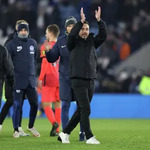 21st January 2023: Premier League Battle - Leicester City vs. Brighton and Hove Albion at King Power Stadium 21st January 2023: Premier League Battle - Leicester City vs. Brighton and Hove Albion at King Power Stadium